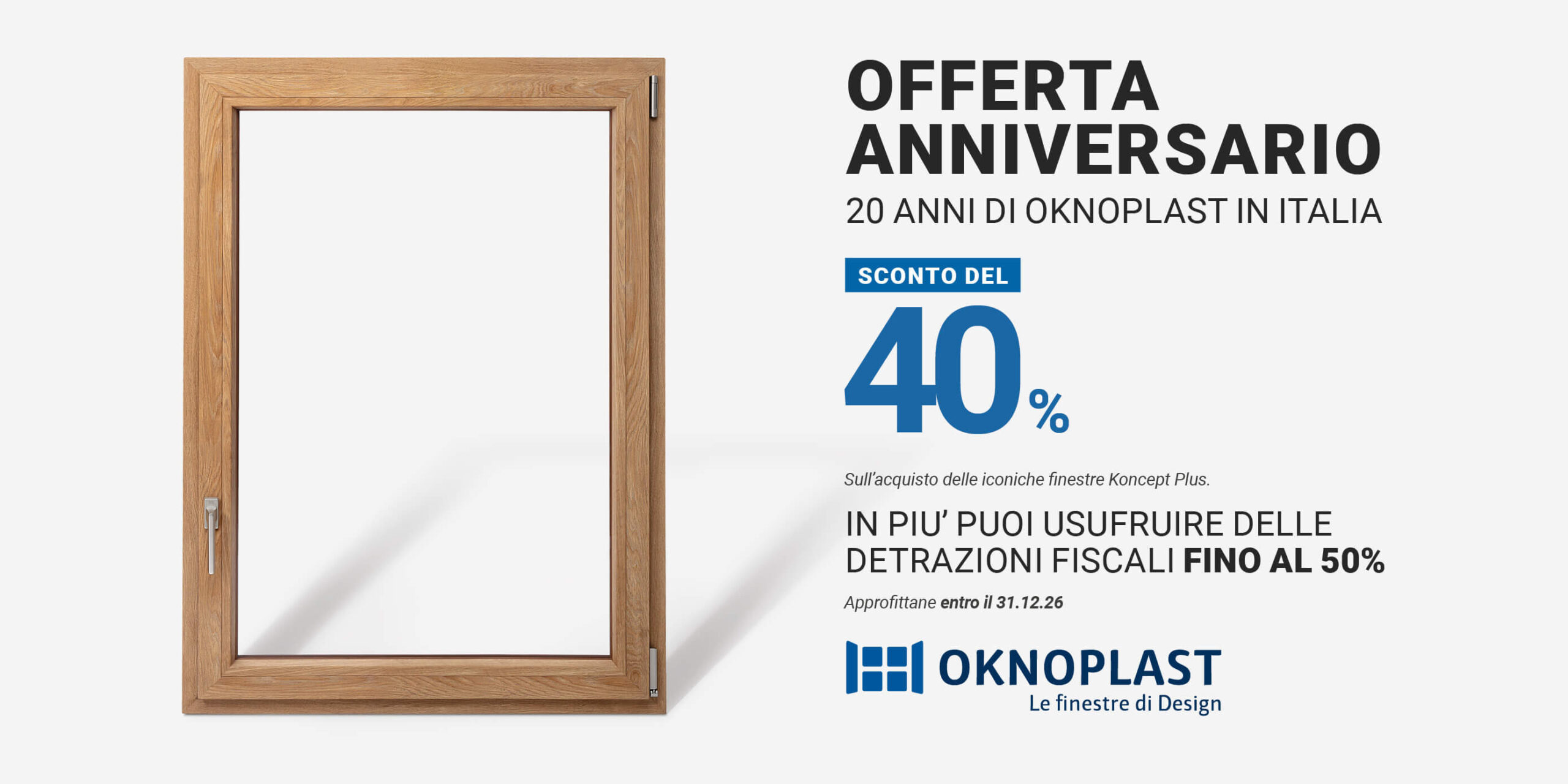 Offerta anniversario 1 - 31.12